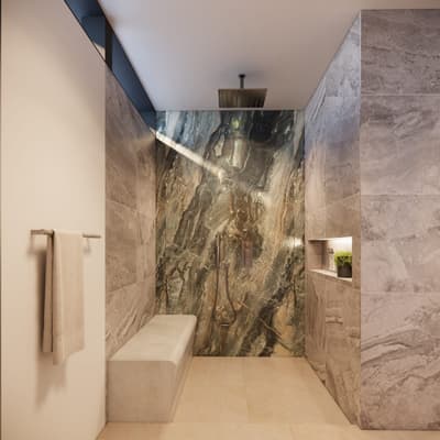 First Floor Bathroom, WIC, Office & Pantry