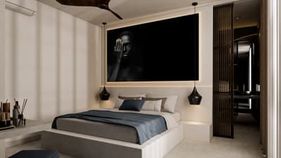 Villa A Bedrooms & Bathroom