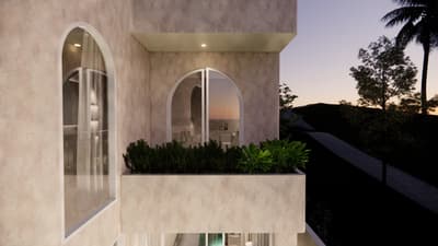 Exterior, Pool & Balcony