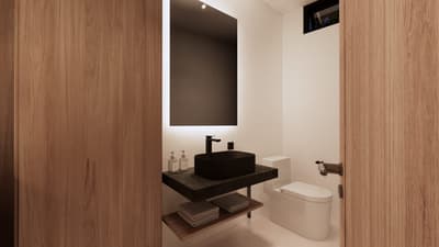Laundry & Powder Room