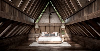 One Bedroom Loft Bedroom