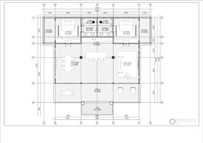Two Bedroom Plan & Exterior