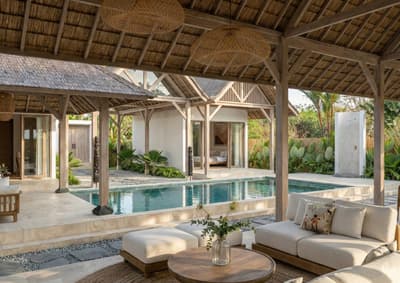 Pool, Deck & Open Living