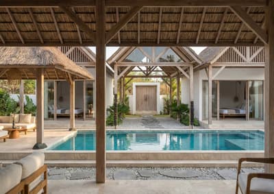 Pool, Deck & Open Living