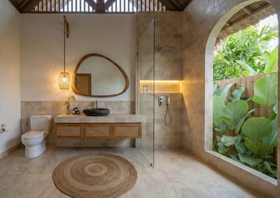 Semi-open Bathroom