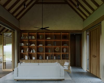 Terrace, Living & Kitchen