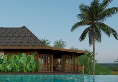 Architecture, Raised Structure & Infinity Pool