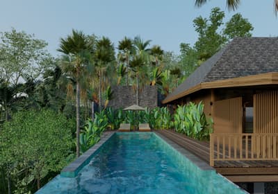 Architecture, Raised Structure & Infinity Pool