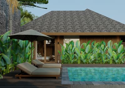 Architecture, Raised Structure & Infinity Pool