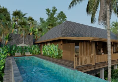 Architecture, Raised Structure & Infinity Pool